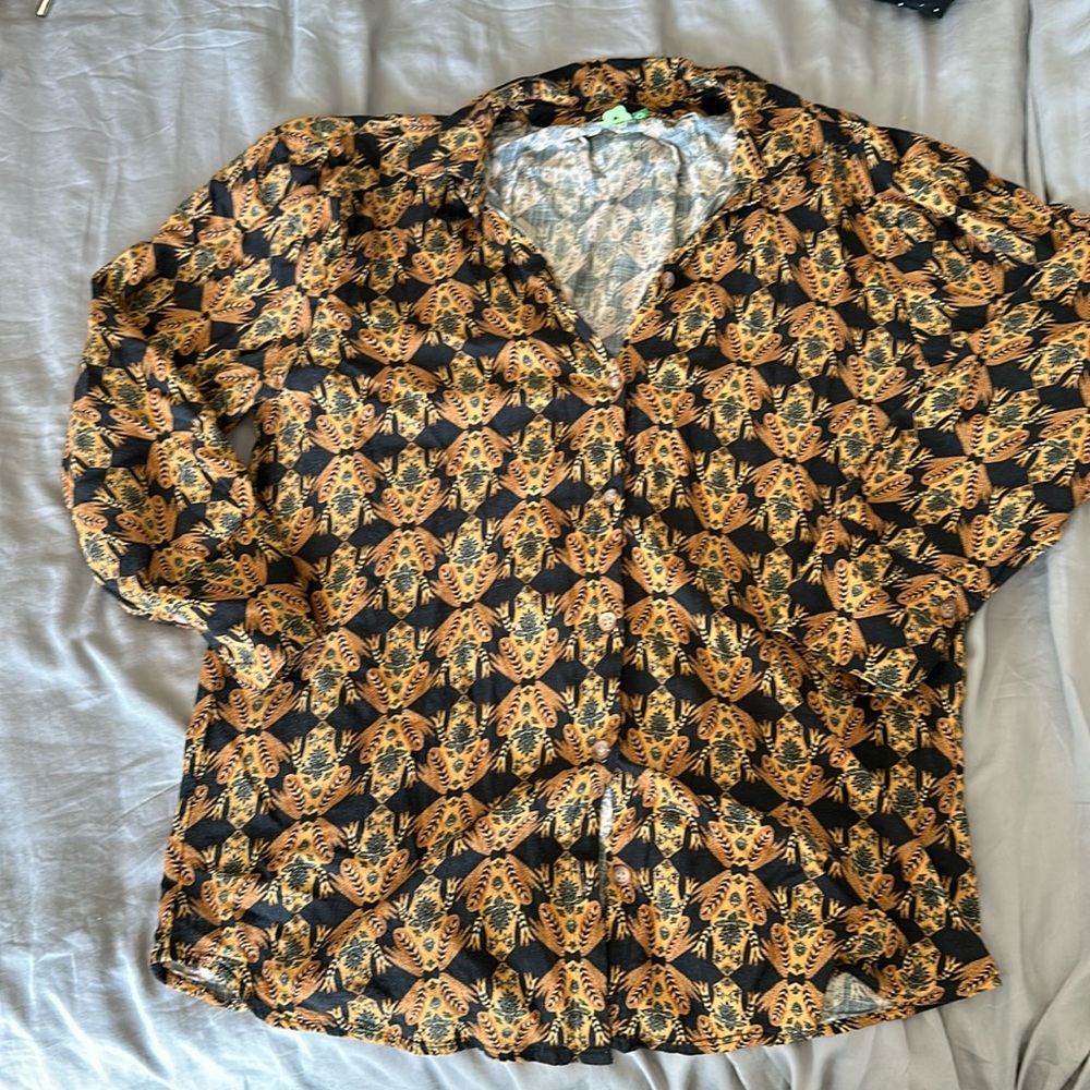 Printed shirt and pants set Farm Rio